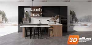 Dining Table Set Skp Files